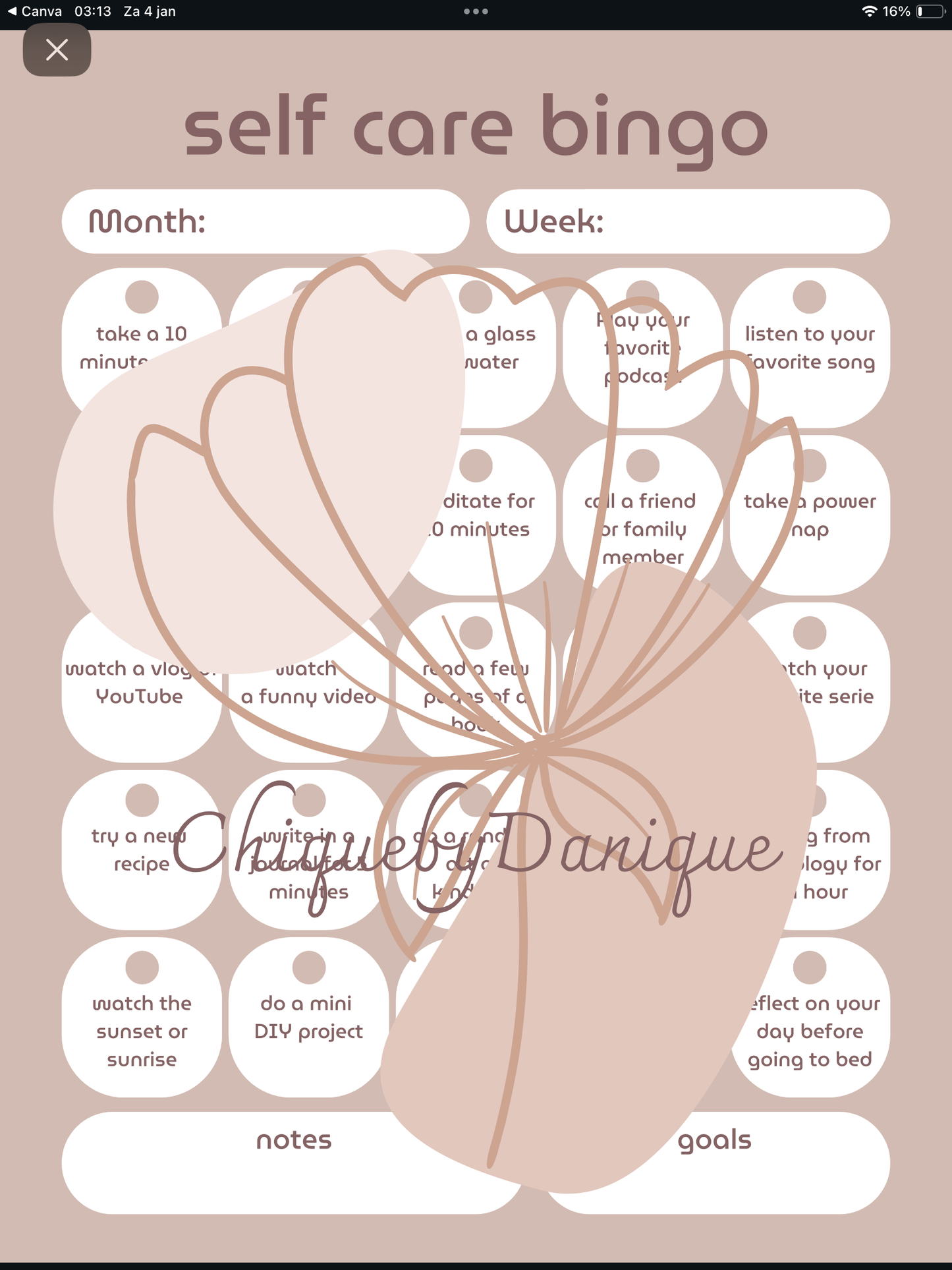 Digitale planner templates.